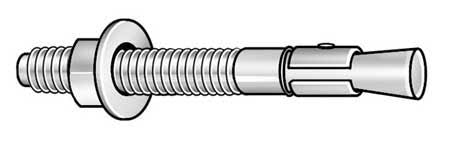 50pk Stainless Steel Expansion Wedge Anchor Z1989