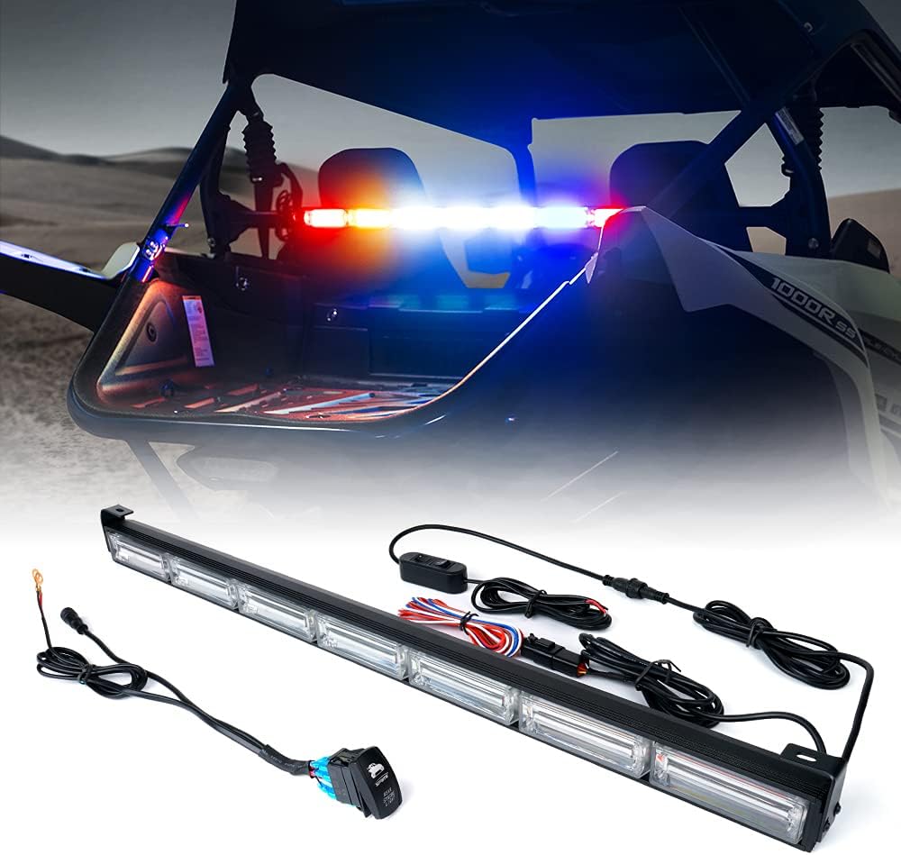30 UTV Chase Strobe Flashing Light Bar with Brake Reverse Turn Signal Function Rear Safety Lightbar K64881