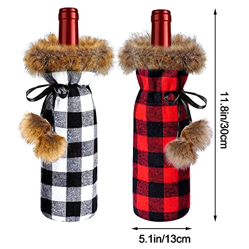 6 Pack Christmas Wine Bottle Cover K7803