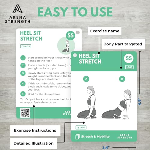 Workout Cards for Resistance Band Training N995