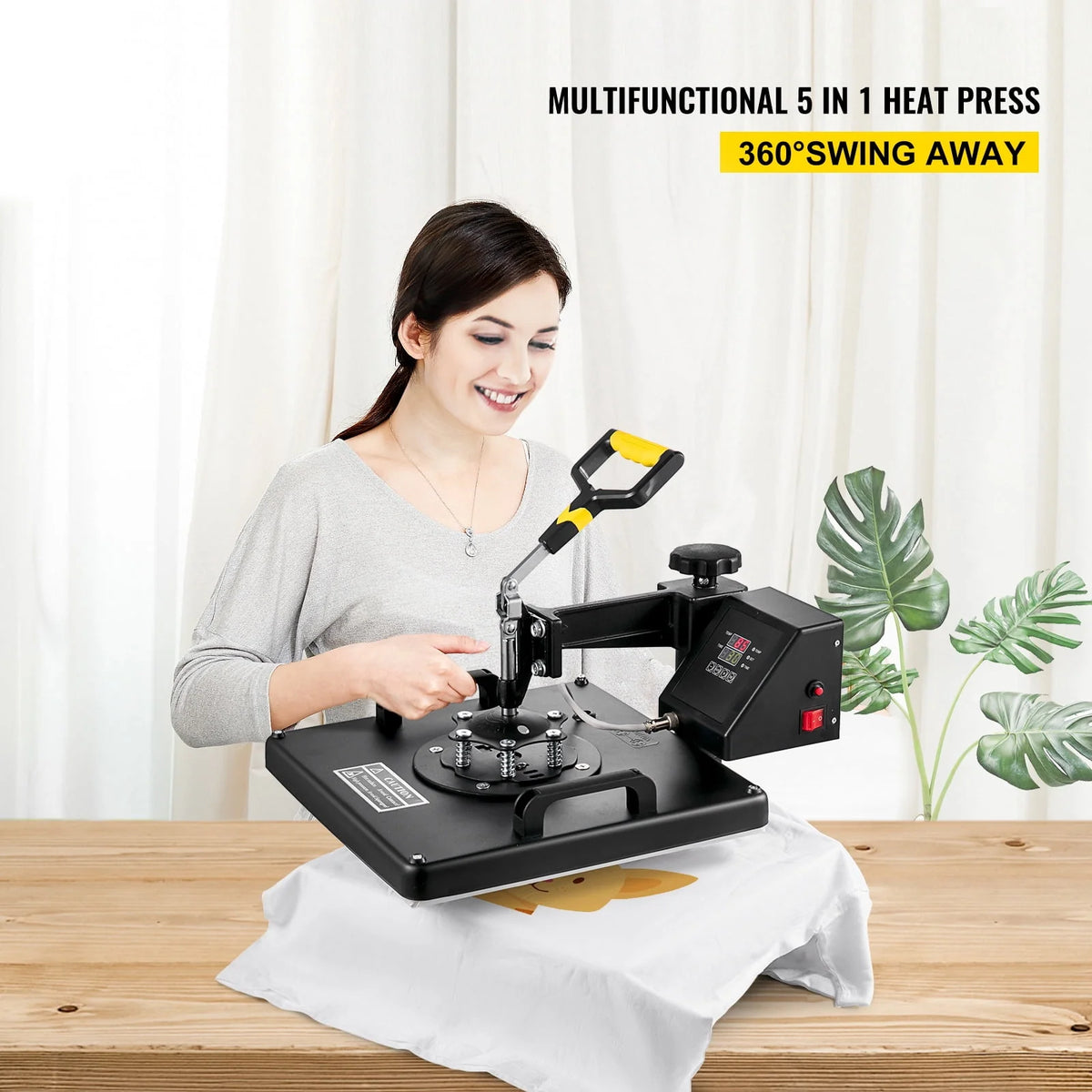 12 x 15 inch 5 in 1 Heat Press Machine M8039