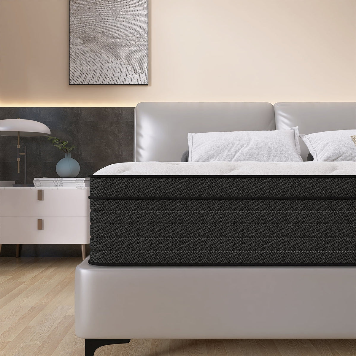Queen 14 Inch Memory Foam Pocket Spring Mattress X527