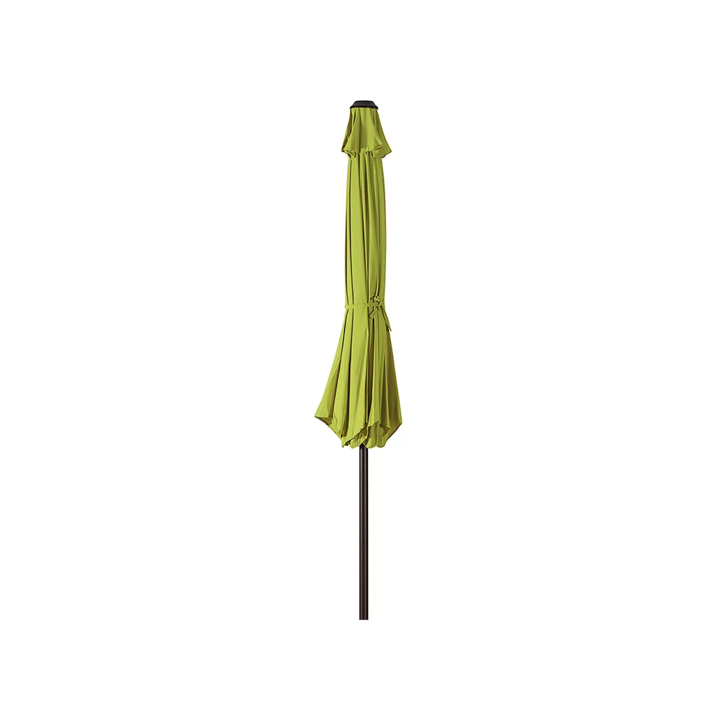 9 Ft Patio Umbrella with Round Resin Base I413