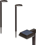 2 Pack Solar Pathway Lights 300 lumens 2-in-1 Warm White and Daylight Modes C808328