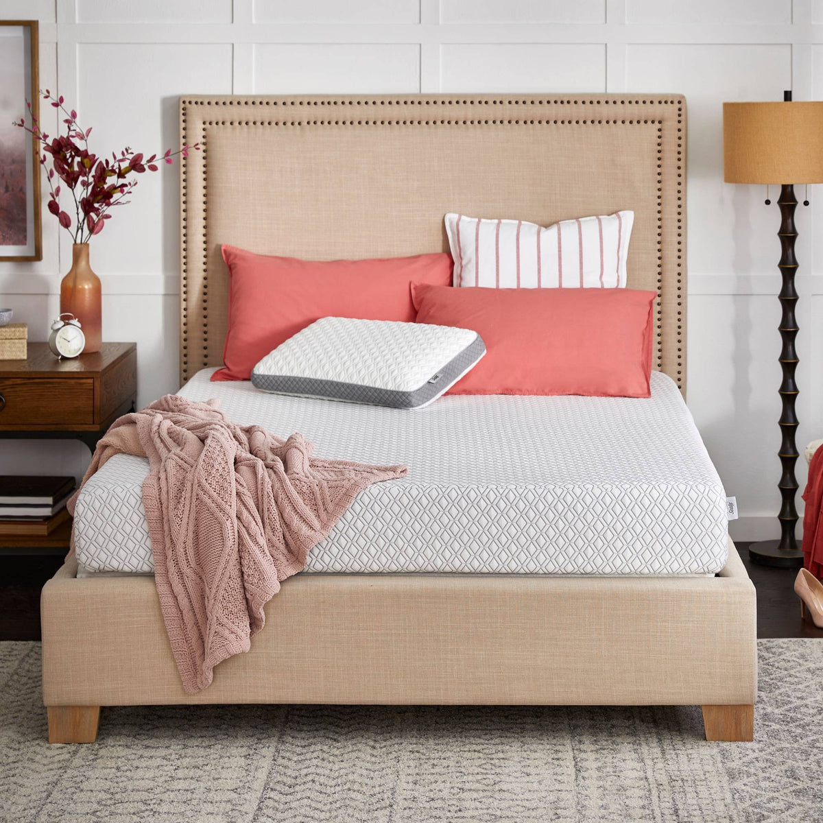 Queen Memory Foam Mattress-in-a-Box with Cool & Clean Cover Q567