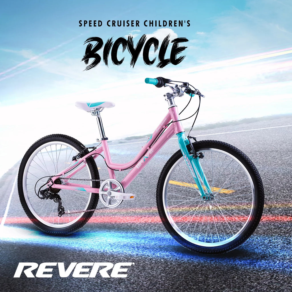 24 Girls 7-Speed Cruiser Bicycle Pink N875747