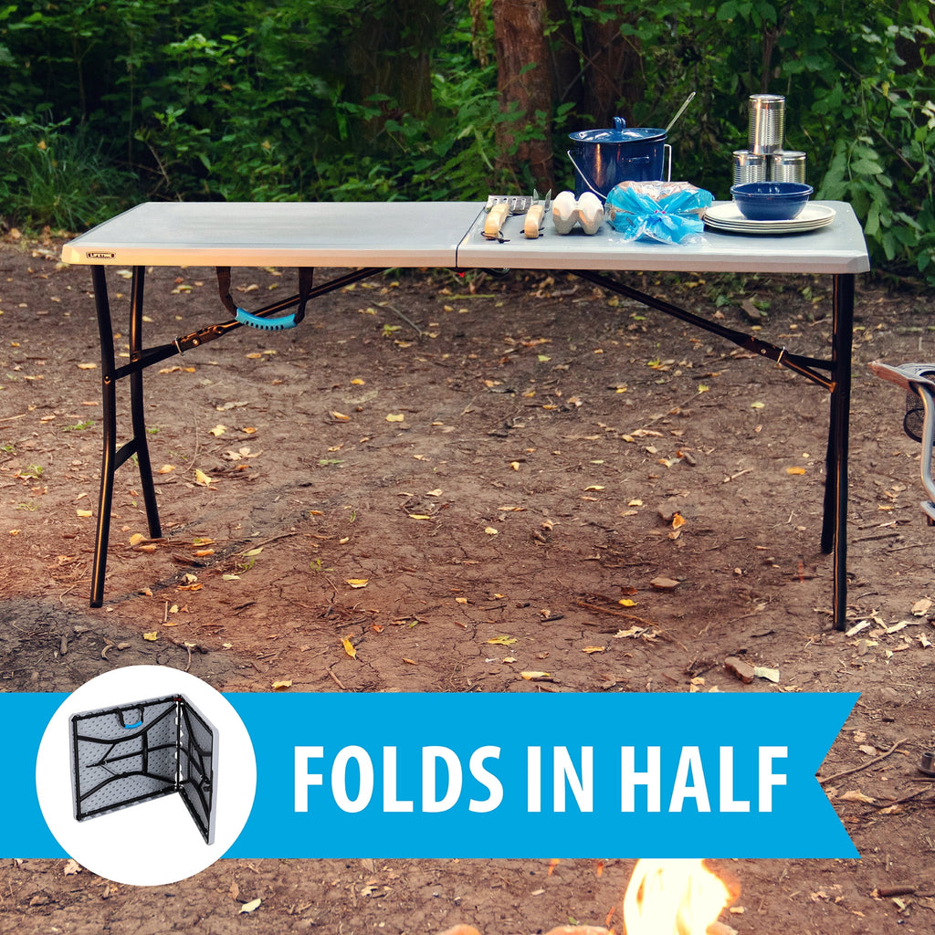 5 Foot Rectangle Fold-in-Half Table P15097