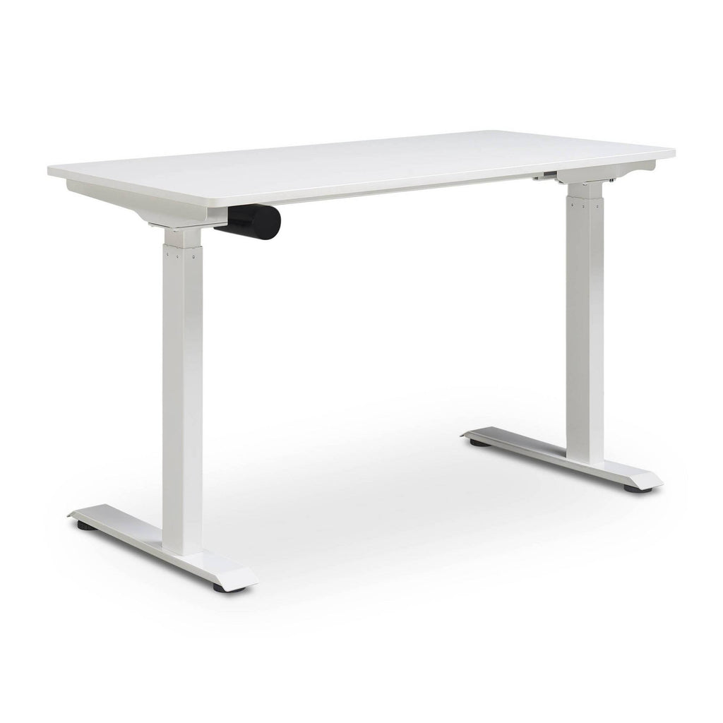 White Electric Height Adjustable Standing Desk Q513