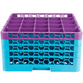 25 Compartment Lavender Glass Rack with 4 Extenders A1468