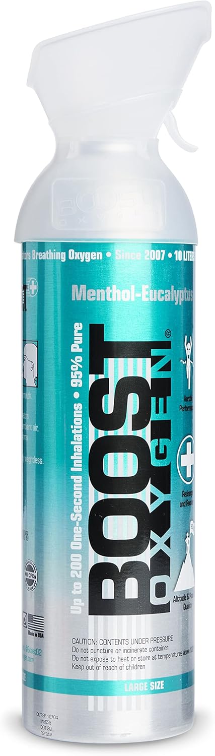 4 Pack Large 10L Natural Portable Pure Oxygen Canister W497478