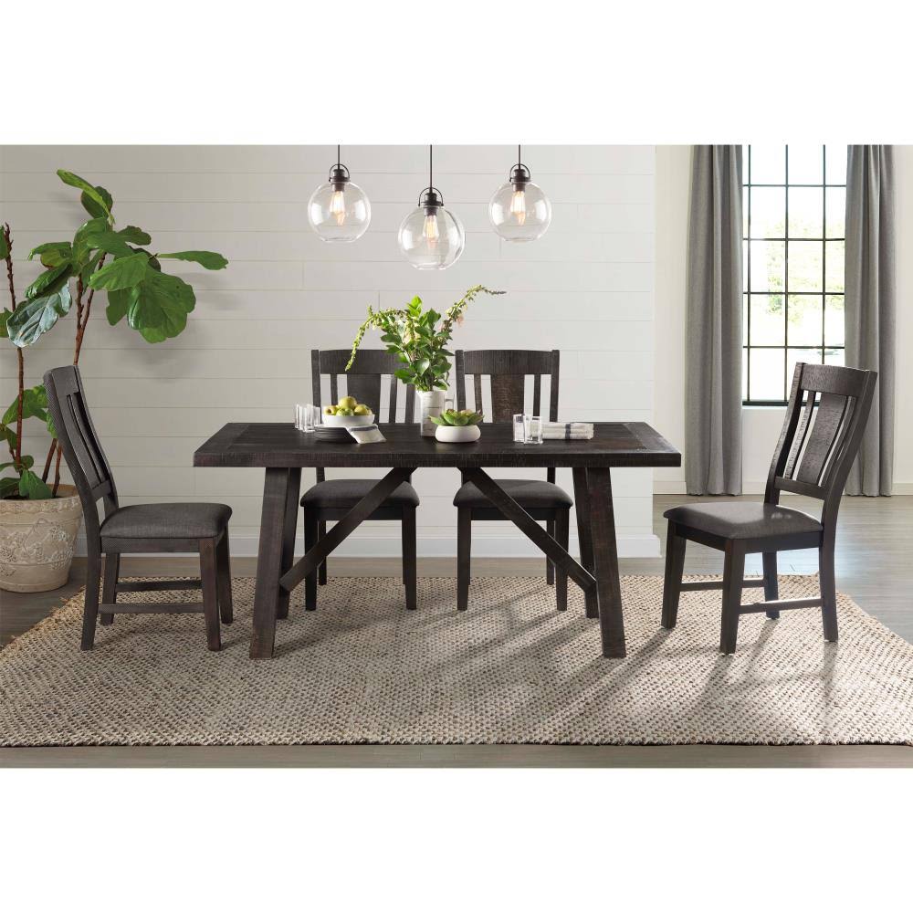 5pc Dining Set Dark Gray W93151