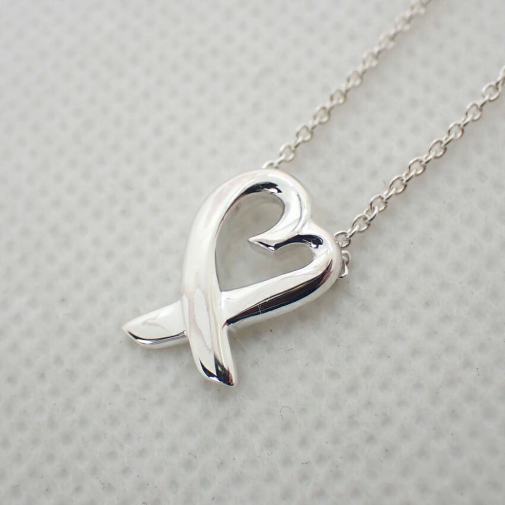 925 loving heart pendant necklace G49463